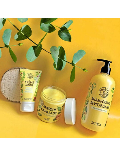 Masque capillaire pour cheveux secs ou abîmés Argan & Karité 500ml