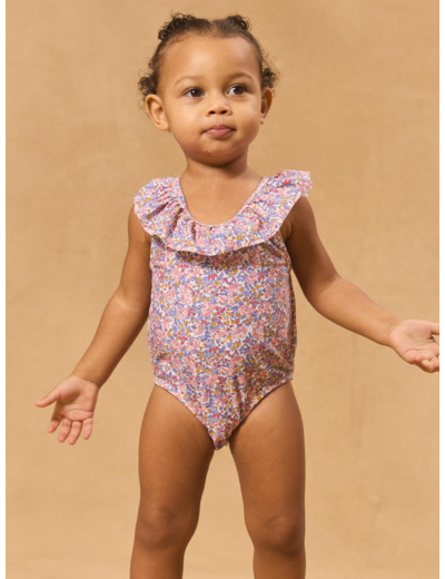 Maillot de bain une pièce imprimé fleuri