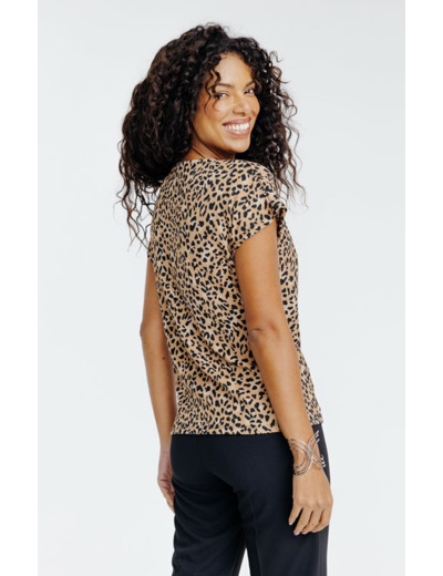 Tee-shirt imprimé manches courtes