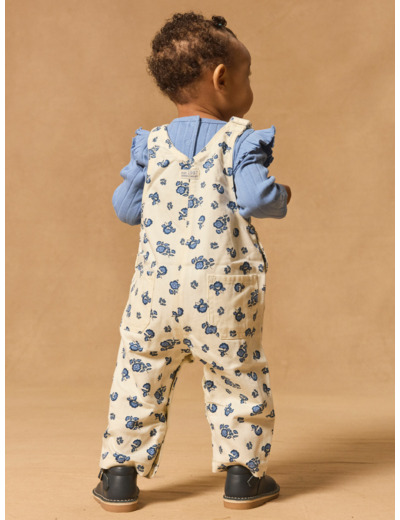 Salopette imprimée fleurs