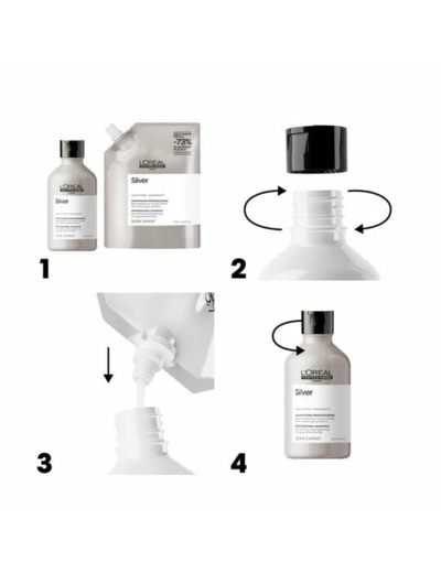 Shampooing déjaunissant Silver recharge 500ml