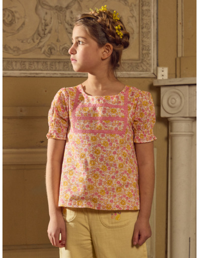 Blouse à fleurs