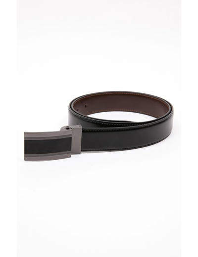 Ceinture cuir homme avec plaque