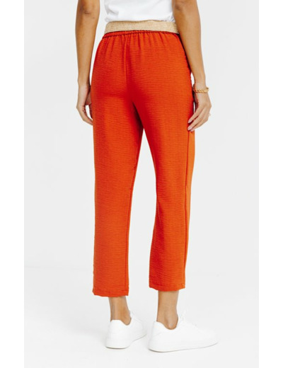 Pantalon fluide bouton coco