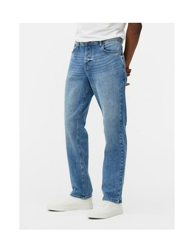 Jean droit taille mi-haute