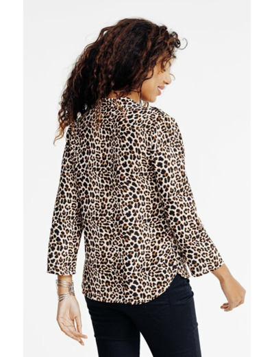 Chemise imprimé léopard