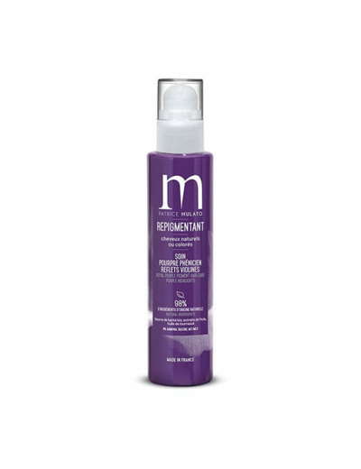Soin repigmentant cheveux naturels ou colorés pourpre phenicien