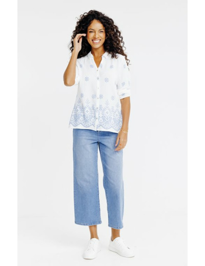 Chemise imprimée à base