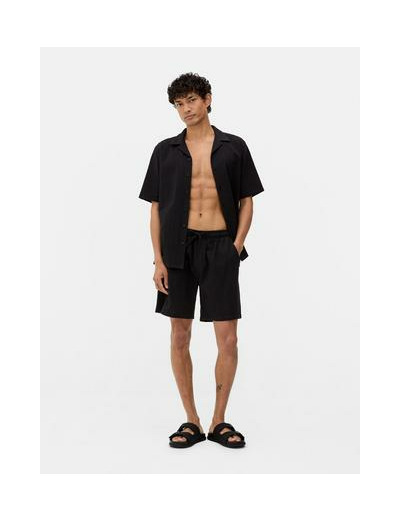 Short en seersucker texturé à coordonner
