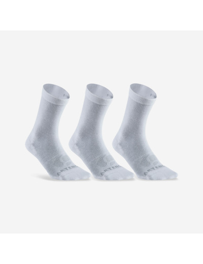 CHAUSSETTES DE SPORT HAUTES RS 160 BLANC LOT DE 3