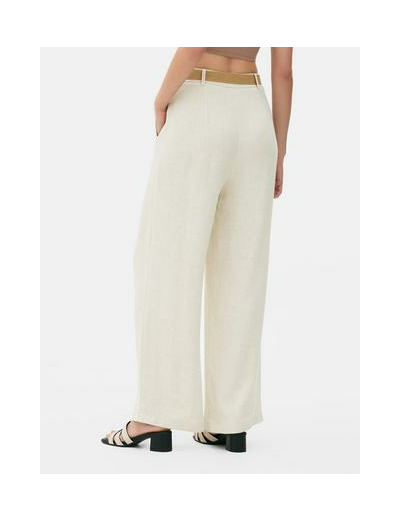 Pantalon droit avec ceinture