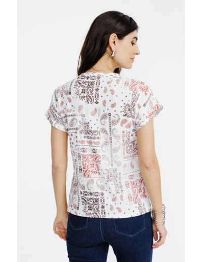 Tee-shirt imprimé manches courtes