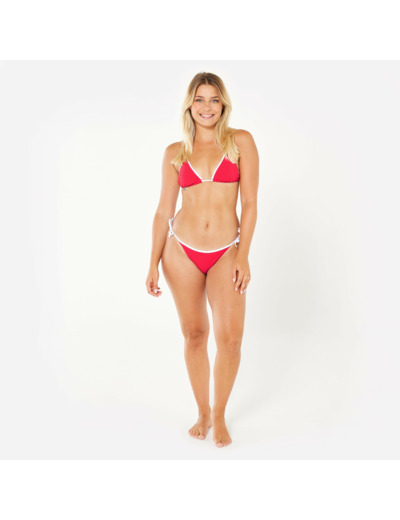 Bas de maillot surf culotte nouée éponge Femme - Sofy rose