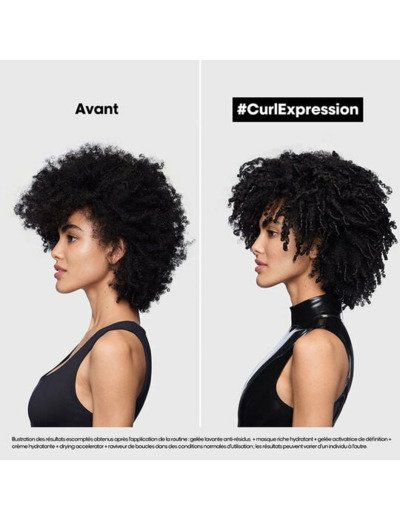 Gelée lavante anti-résidus pour cheveux bouclés ou crépus Curl Expression 500ml