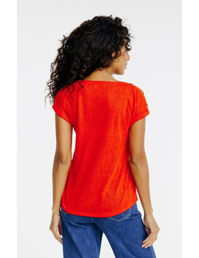 Tee-shirt uni manches courtes