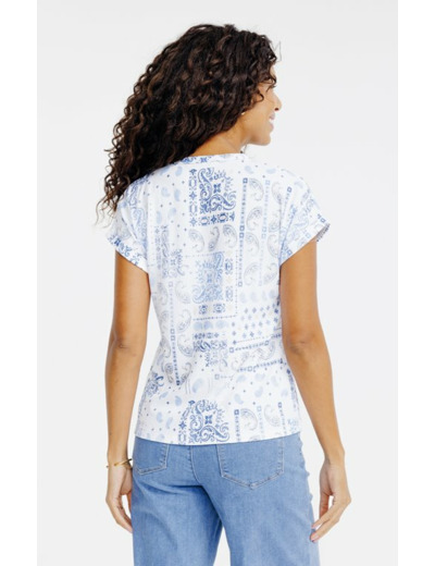 Tee-shirt imprimé manches courtes