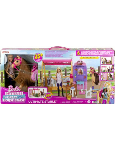 BARBIE ECURIE DE RÊVE AVEC ACCESSOIRES