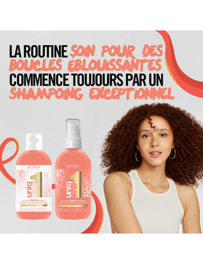 Shampooing tout-en-un cheveux bouclés Uniq One Curls