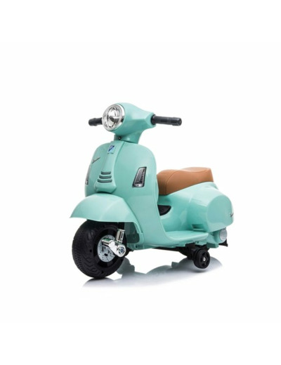 MINI VESPA GTS ÉLECTRIQUE ET LUMINEUX - VERT D'EAU