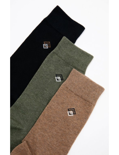 Lot de 3 paires chaussettes homme