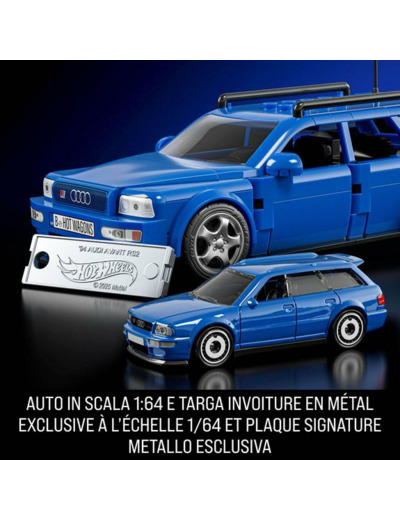 AUDI 94 VANT RS2 À CONSTRUIRE HOT WHEELS - MATTEL BRICK SHOP