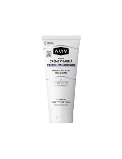Crème Visage À L'acide Hyaluronique Bio