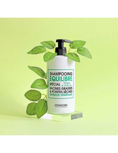 Shampooing équilibre racines grasses pointes sèches 1000ml
