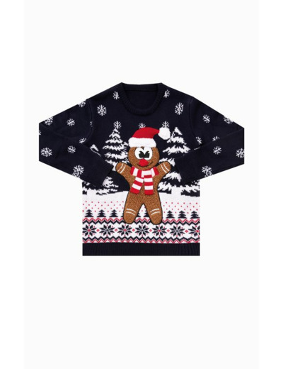 Pull Noël enfant Biscuit