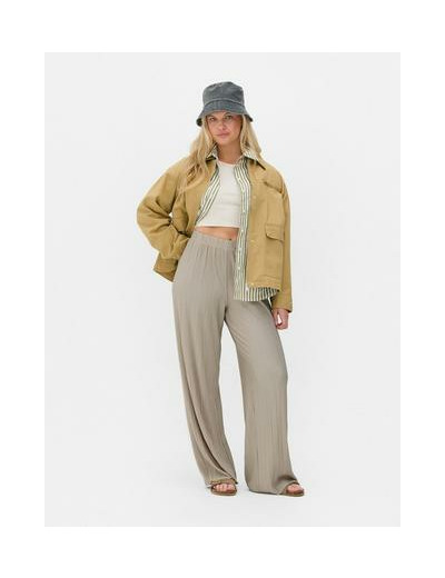 Pantalon large plissé