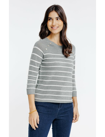 Pull à rayures