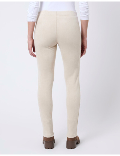 Legging 7/8 uni BEIGE Femme