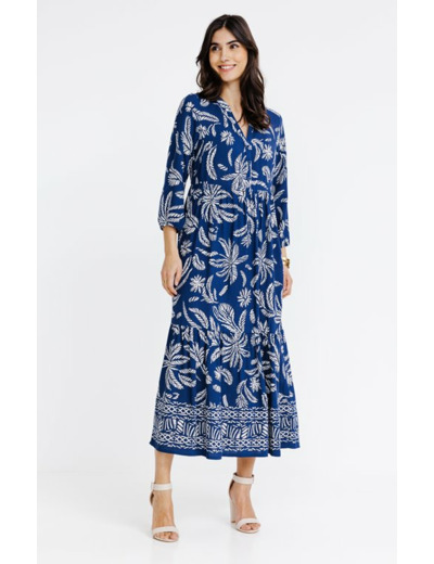 Robe longue bohème à base