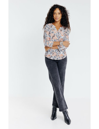 Tee-shirt imprimé manches 3/4