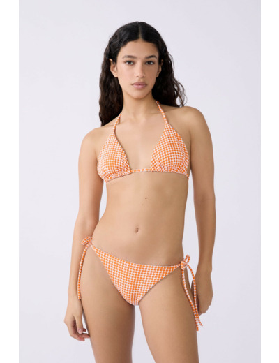 Triangle haut de maillot imprimé,Triangle haut de maillot imprimé;${refinementColor}