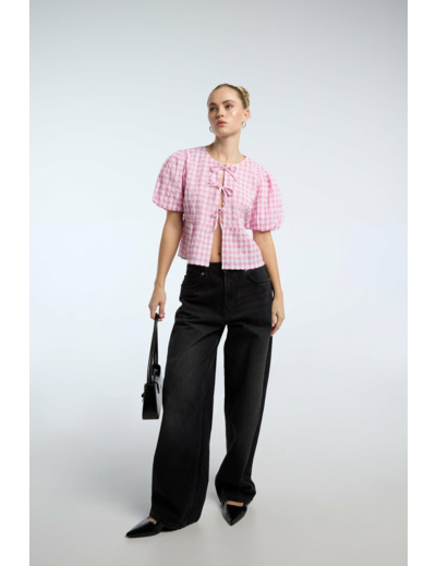 Blouse à manches bouffantes