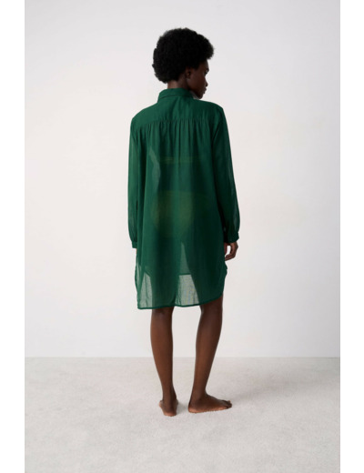 Robe chemise de plage