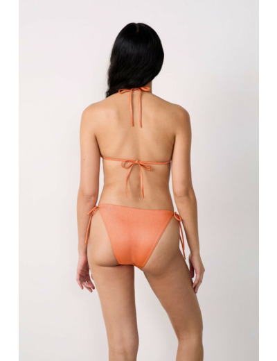 Triangle détails perles haut de maillot