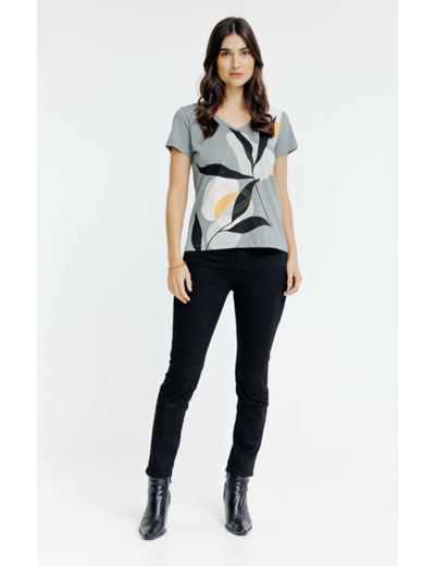 Tee-shirt imprimé manches courtes