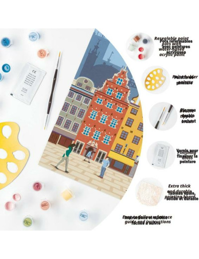 CREART PEINTURE AUX NUMÉROS STOCKHOLM 24X30 CM