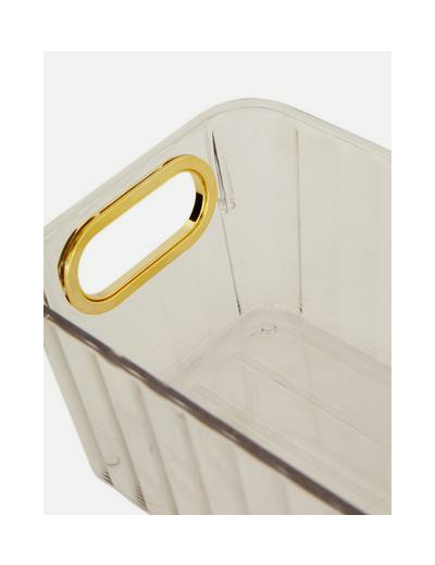 Boîtes de rangement transparentes rectangulaires