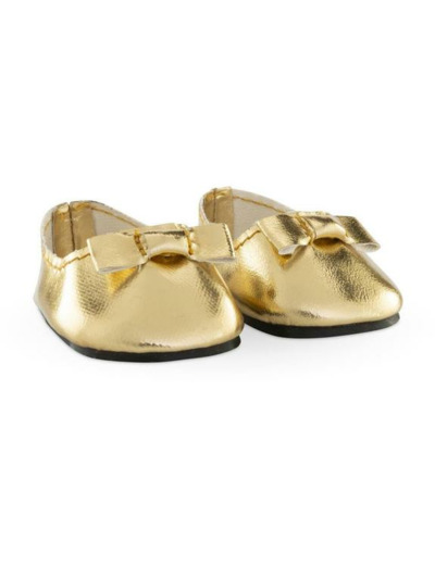 BALLERINES DORÉES MON GRAND POUPONS COROLLE 36 CM