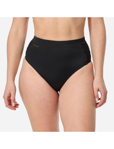 Bas de maillot de bain culotte taille haute Femme - Rosa noir