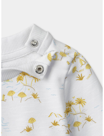 Sweatshirt imprimé plage