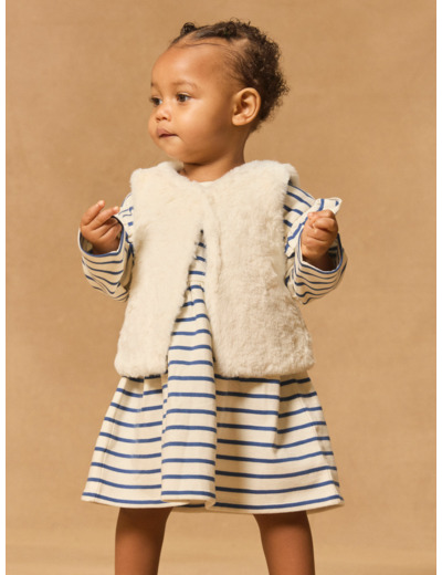 Ensemble robe et veste sans manches