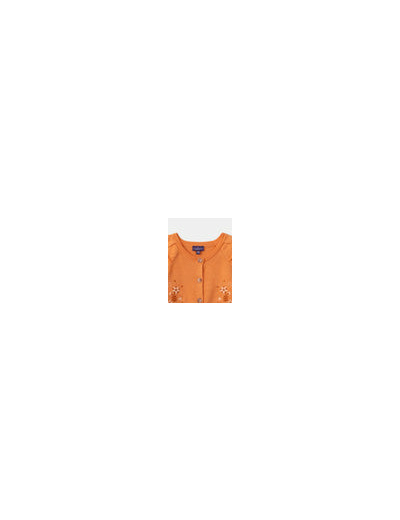 Gilet orange à volants
