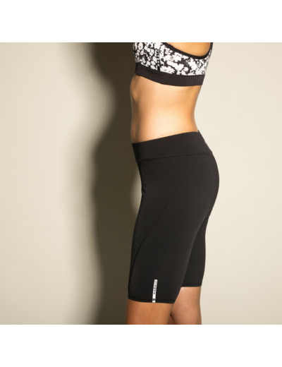 Bas de maillot de bain short jammer Aquagym-Aquabike femme Mila noir