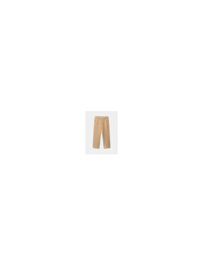 Pantalon en velours beige pour fille
