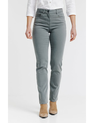 Pantalon coupe droite détail zip