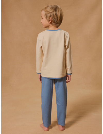 Pyjama Dragon en molleton gratté