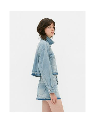 Veste courte en jean